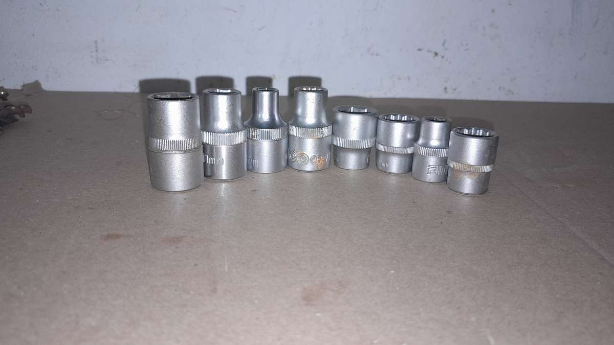 9 Sockets - various -  see pics +1