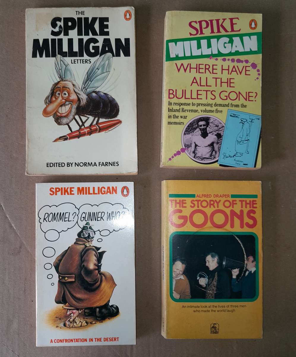 3 Spike Milligan & another novel - see pics
