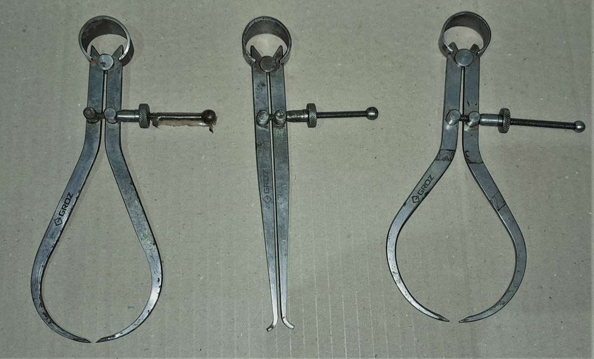 3 German GROZ Calipers - As per pictures