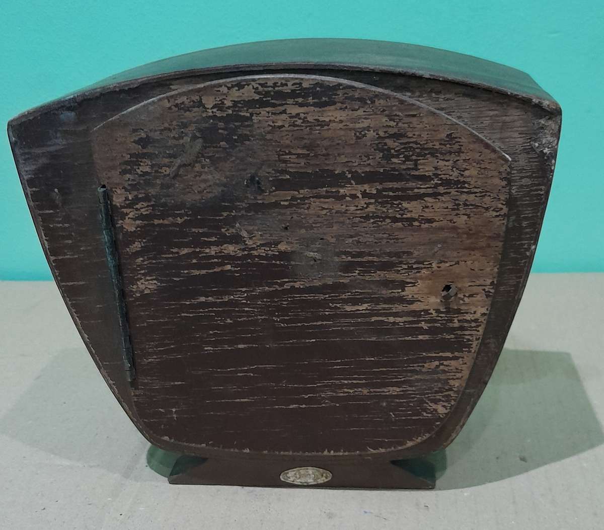 Smiths Mantle Clock - Great Britain - Working - To Restore - See Pics - Glass & Chime Out