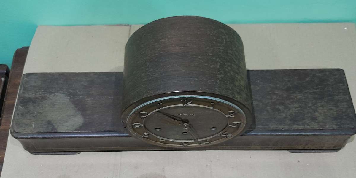 Mauthe Westminster (Movement W500} Chime Clock to Restore -worked & stopped no glass, pendelum & key