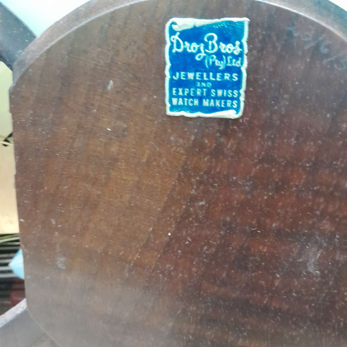 Mauthe Westminster (Movement W500} Chime Clock to Restore -worked & stopped no glass, pendelum & key