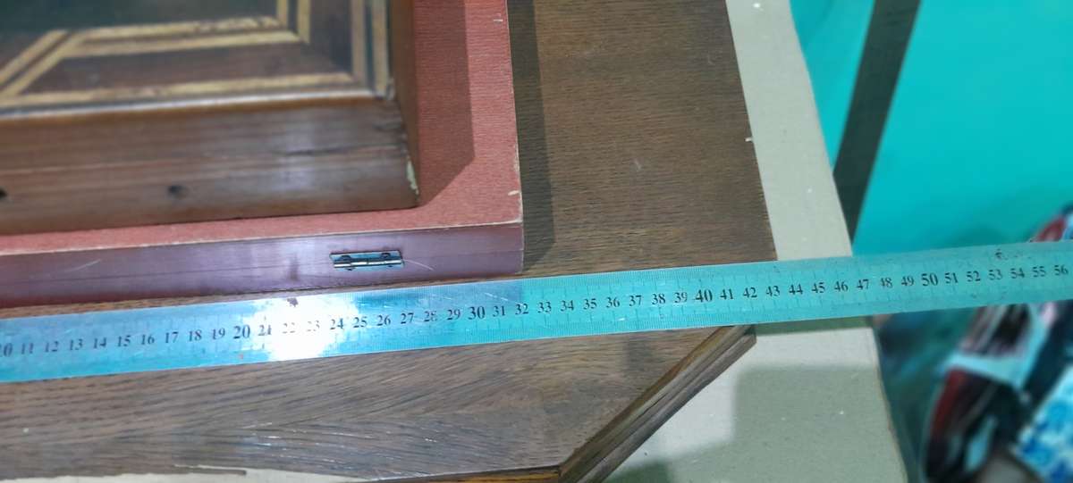 3 Wooden Storage Boxes, includes a cutlery & sewing kit - as per pictures