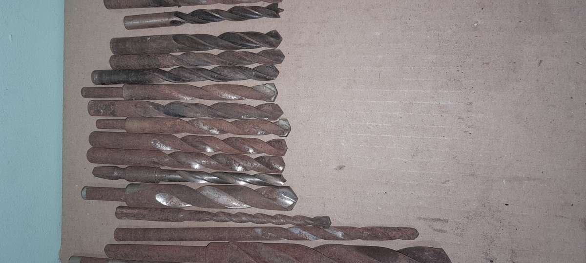 30 Vintage Drill Bits - Various - refer to pic. - R1 per bit start, 50c increment