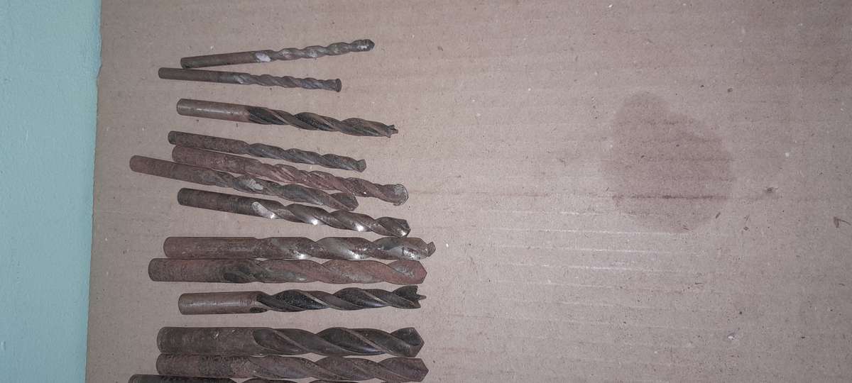 30 Vintage Drill Bits - Various - refer to pic. - R1 per bit start, 50c increment