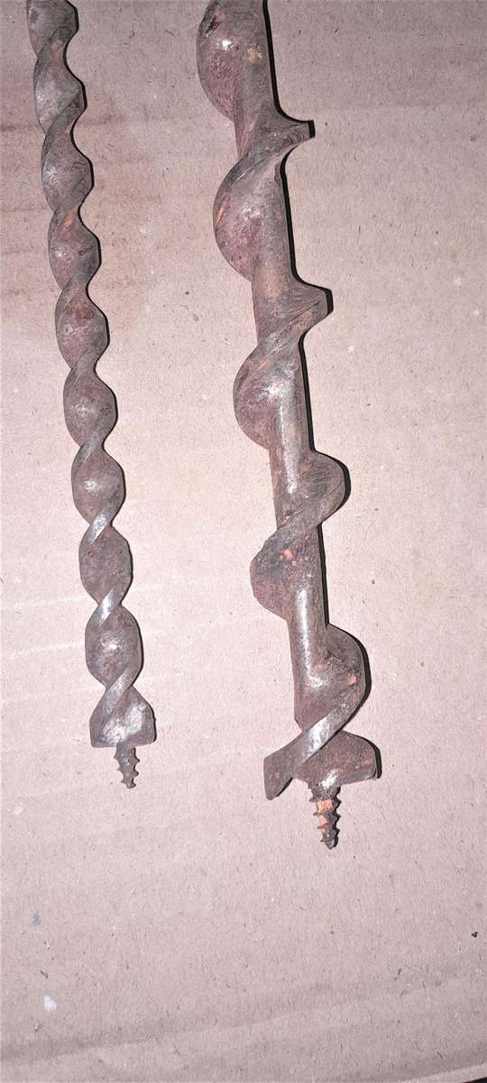 2 60cm Boring Drill Bits- as per pictures