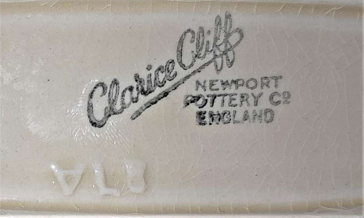 2 Vintage Clarice Cliff Cord Bowl/Dish- Newport Potteries Co - 25x11cm - Open to reasonable offers