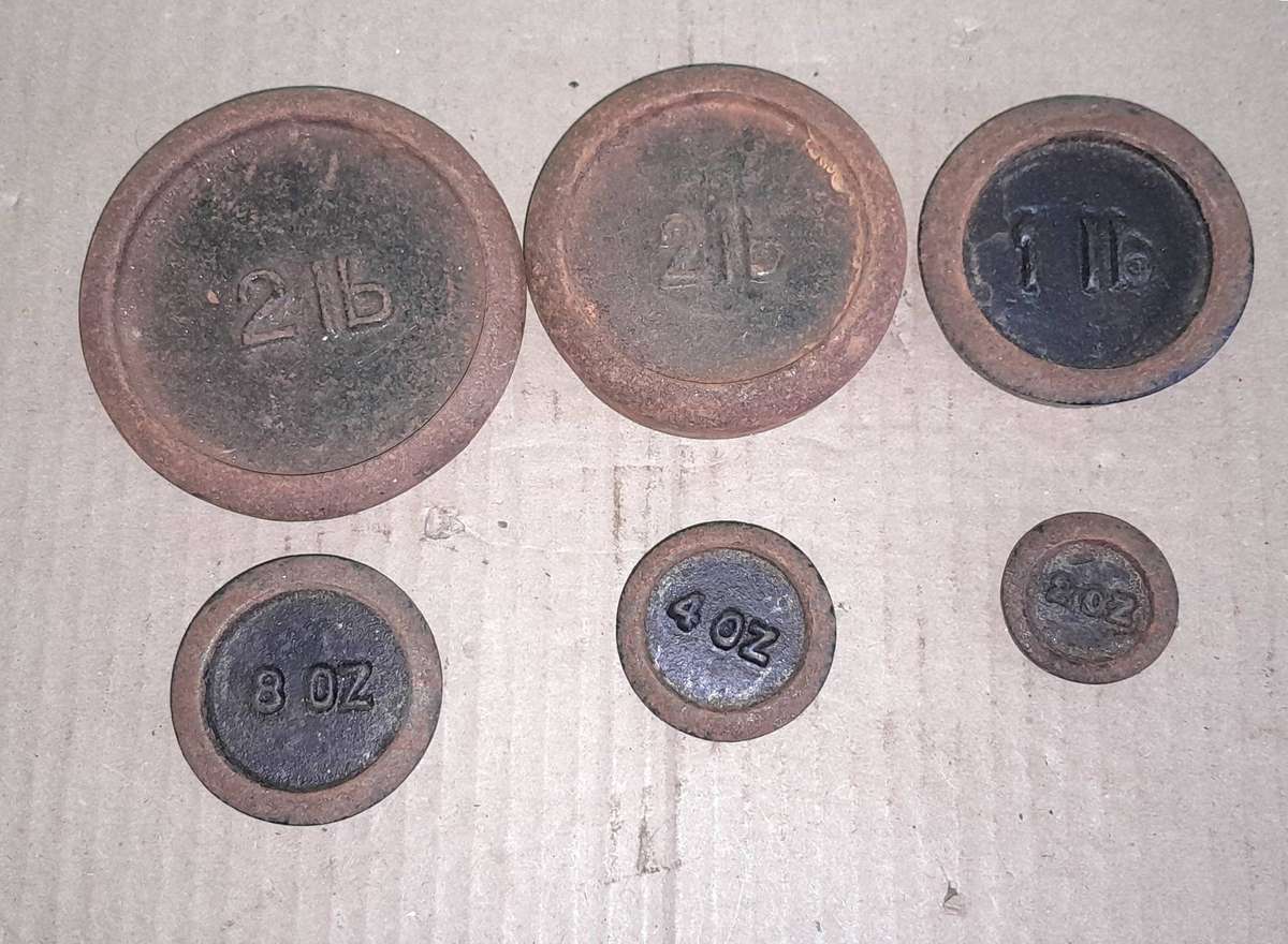 Set of 6 Scale Weights