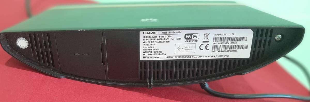 Huawei Router Model B525  C526  - As per pictures