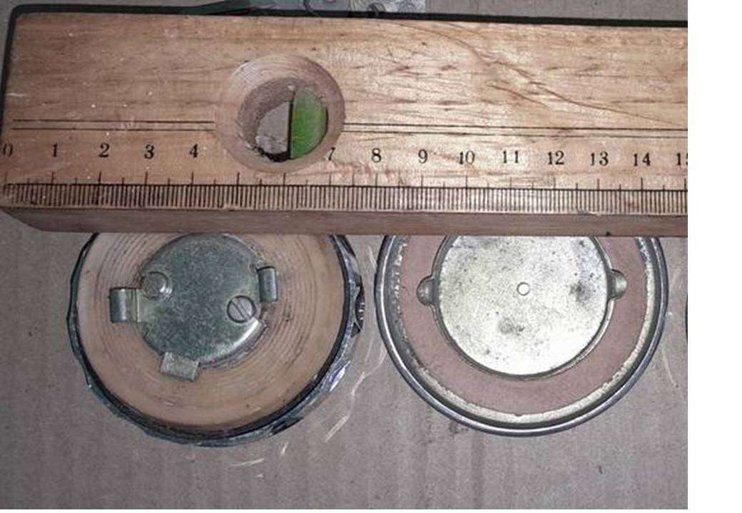 2 Vintage Car Fuel Caps -1 with lock & key - New Old Stock