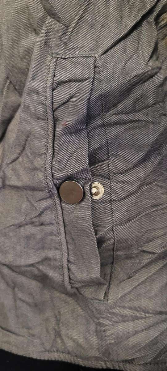 Men's jacket (grey with black) - Medium