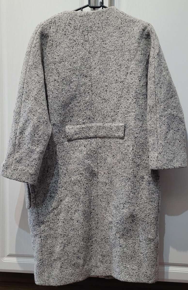 Grey wool coat