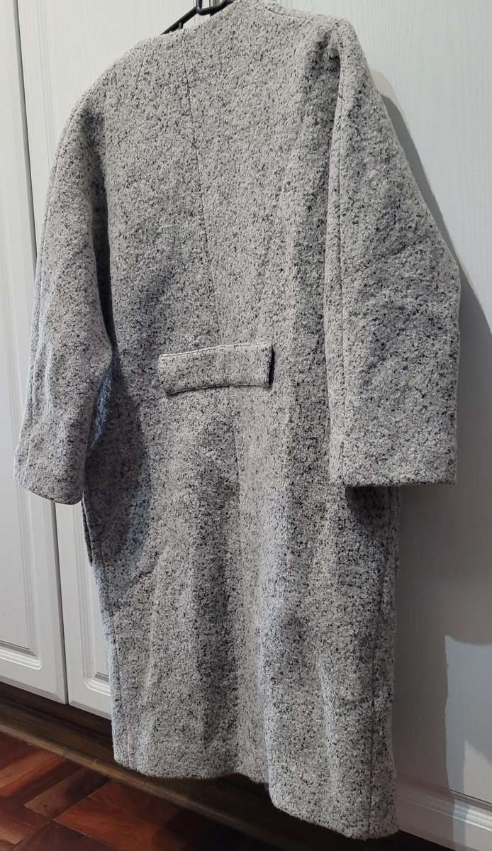 Grey wool coat
