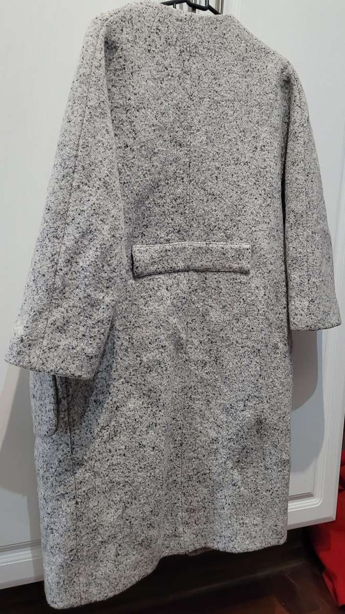 Grey wool coat