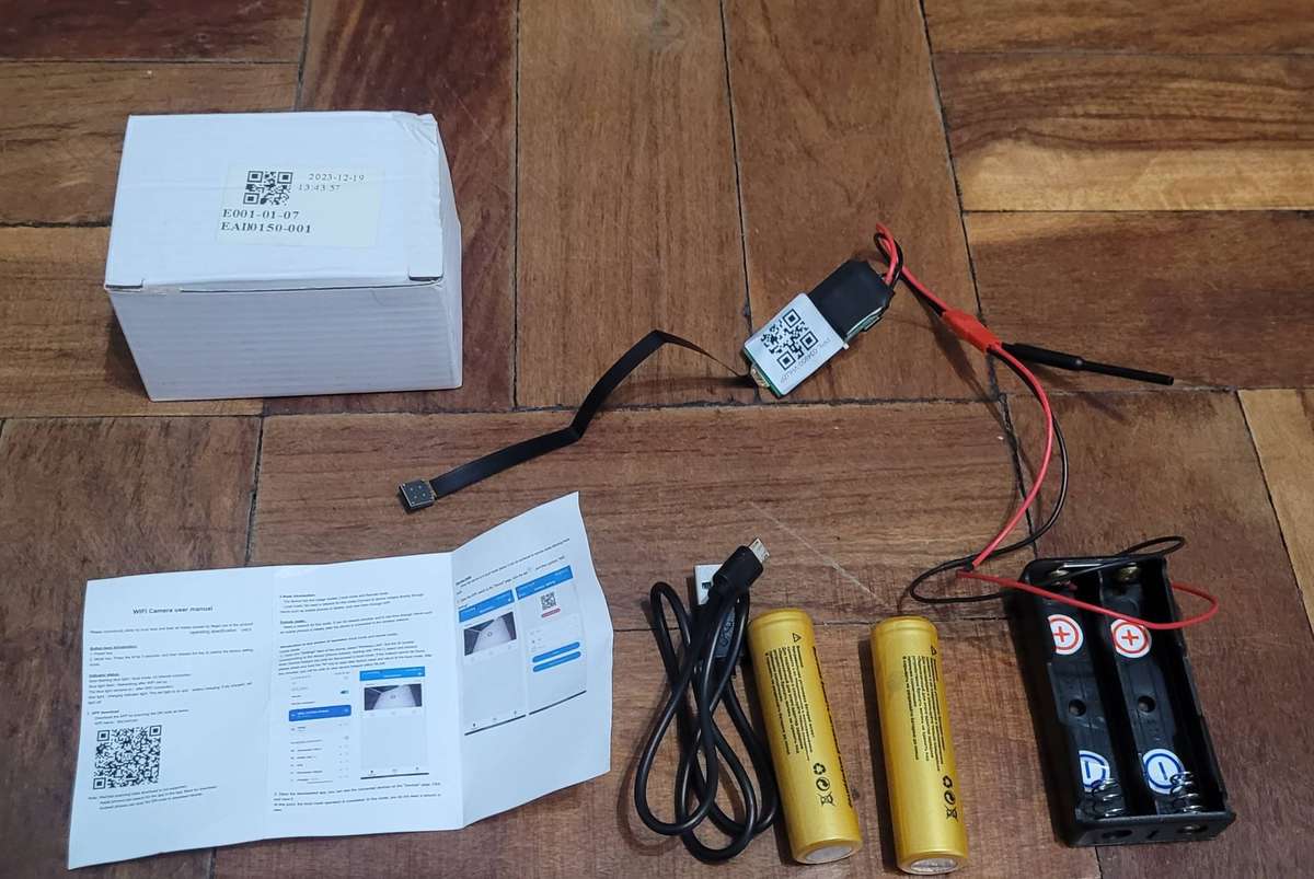 Mini spy camera (wireless with remote viewing)