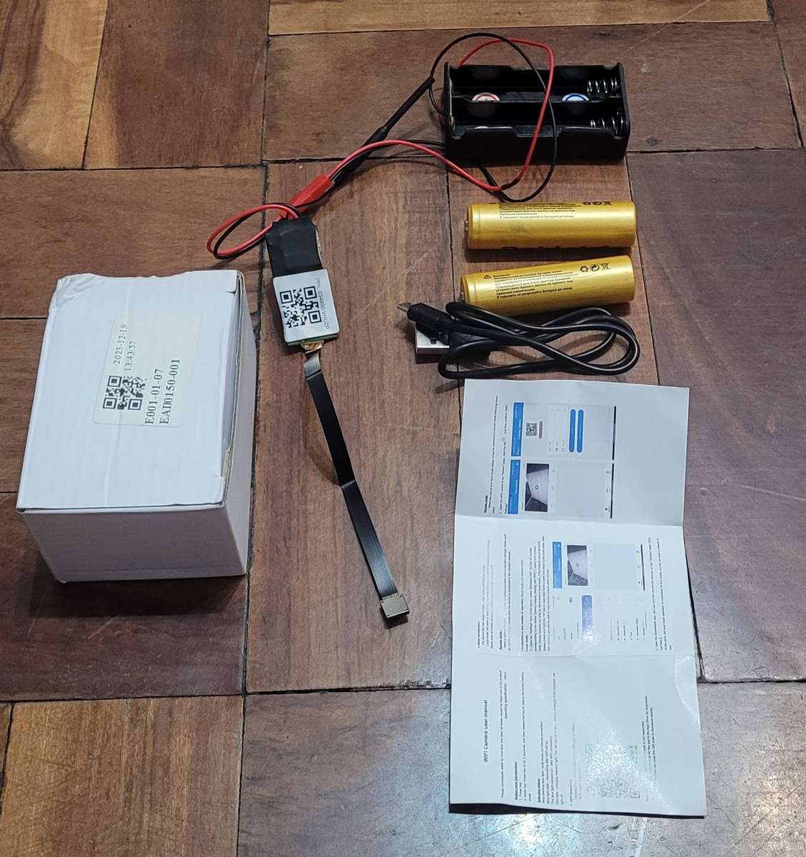 Mini spy camera (wireless with remote viewing)