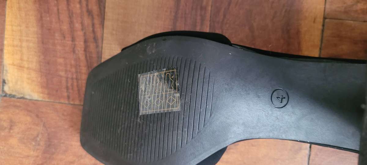 Ladies black heels (used once)