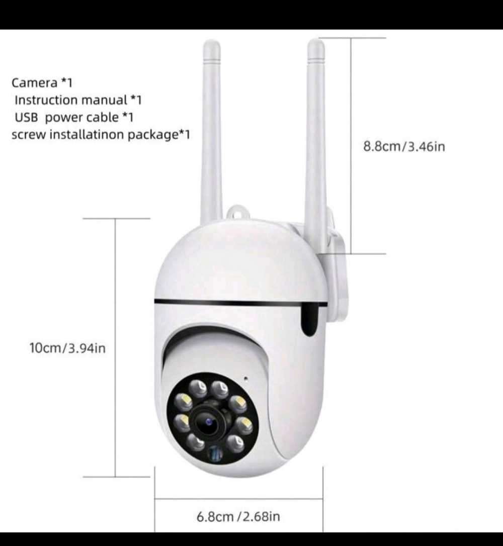 1080p High Definition Rotatable Camera with audio