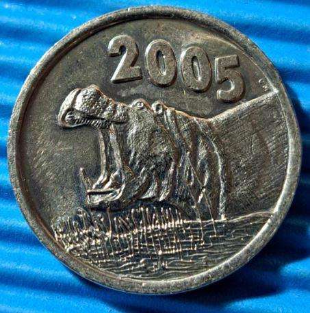 2005 SA Coin World Token - Hippo