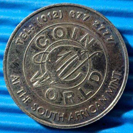 2005 SA Coin World Token - Hippo