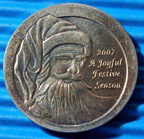 2007 SA Coin World Token - Father Christmas