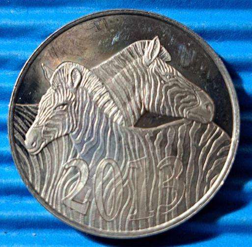 2013 - SA Coin World Token - Zebra