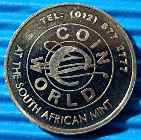 2013 - SA Coin World Token - Zebra