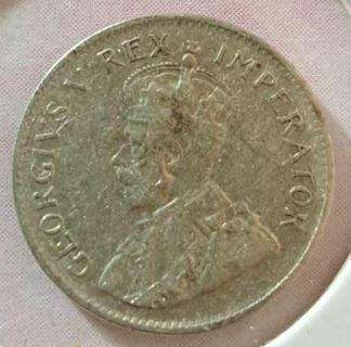 1935 South African Union 3 Pence in Mylar #4