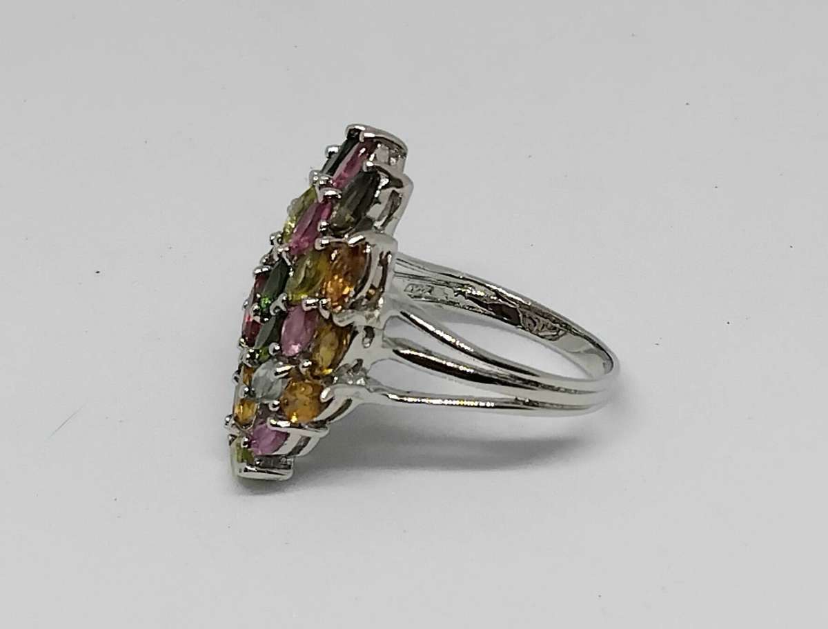 Genuine Tourmaline Protea Ring!
