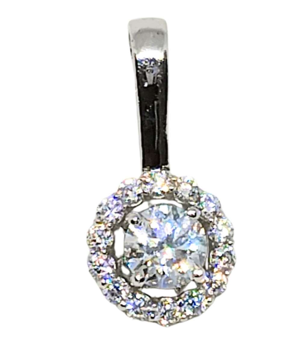 1.16ct Moissanite Pendant - Very Sparkly!