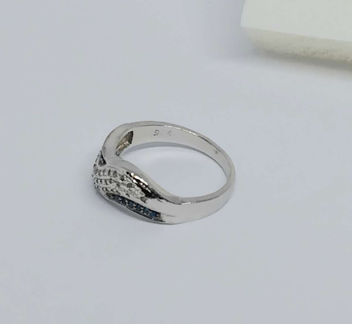 SALE! GENUINE NATURAL RAW DIAMOND RING - WAVE - UNIQUE