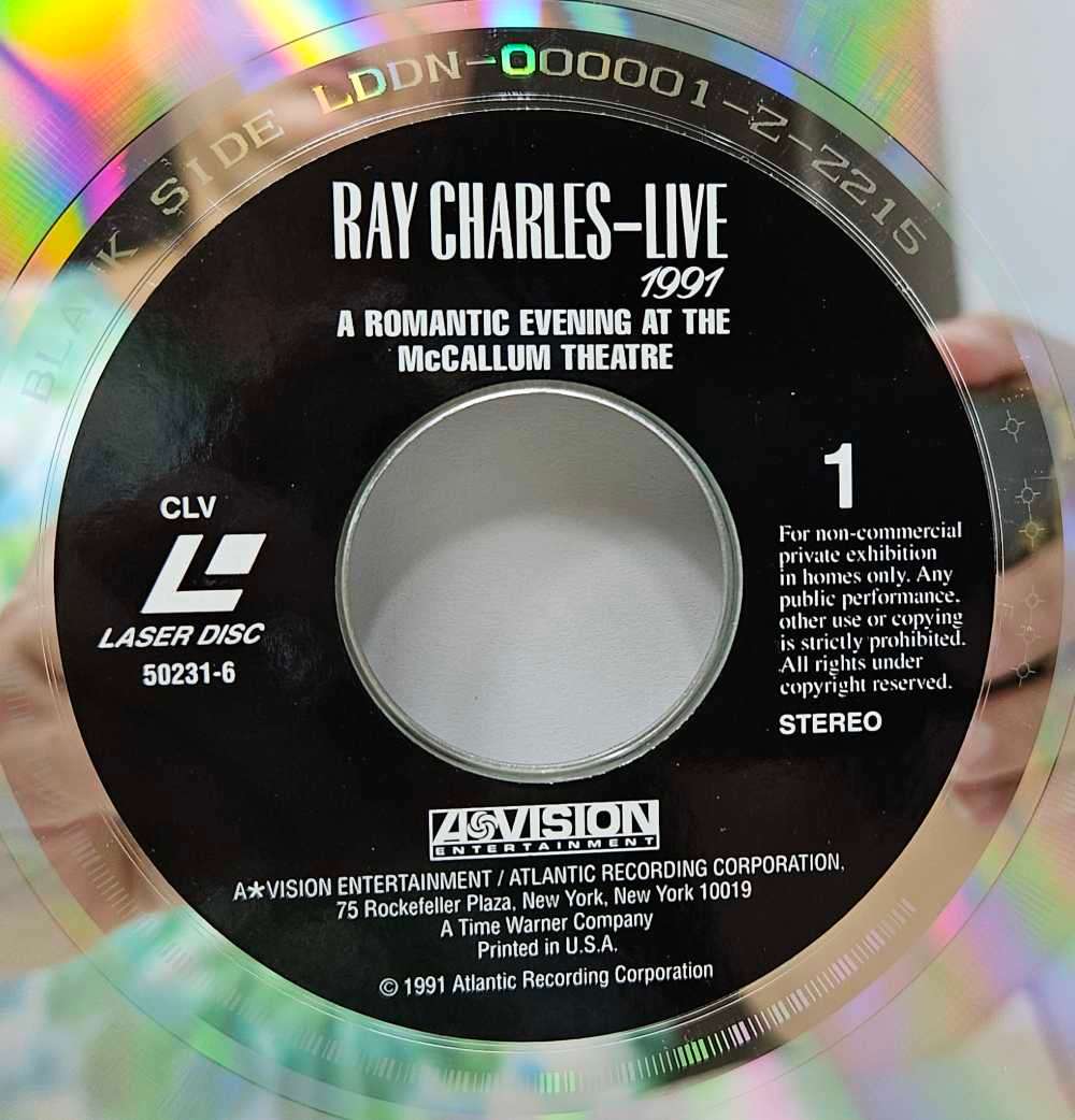 Ray Charles Live 1991 - Laser Disc