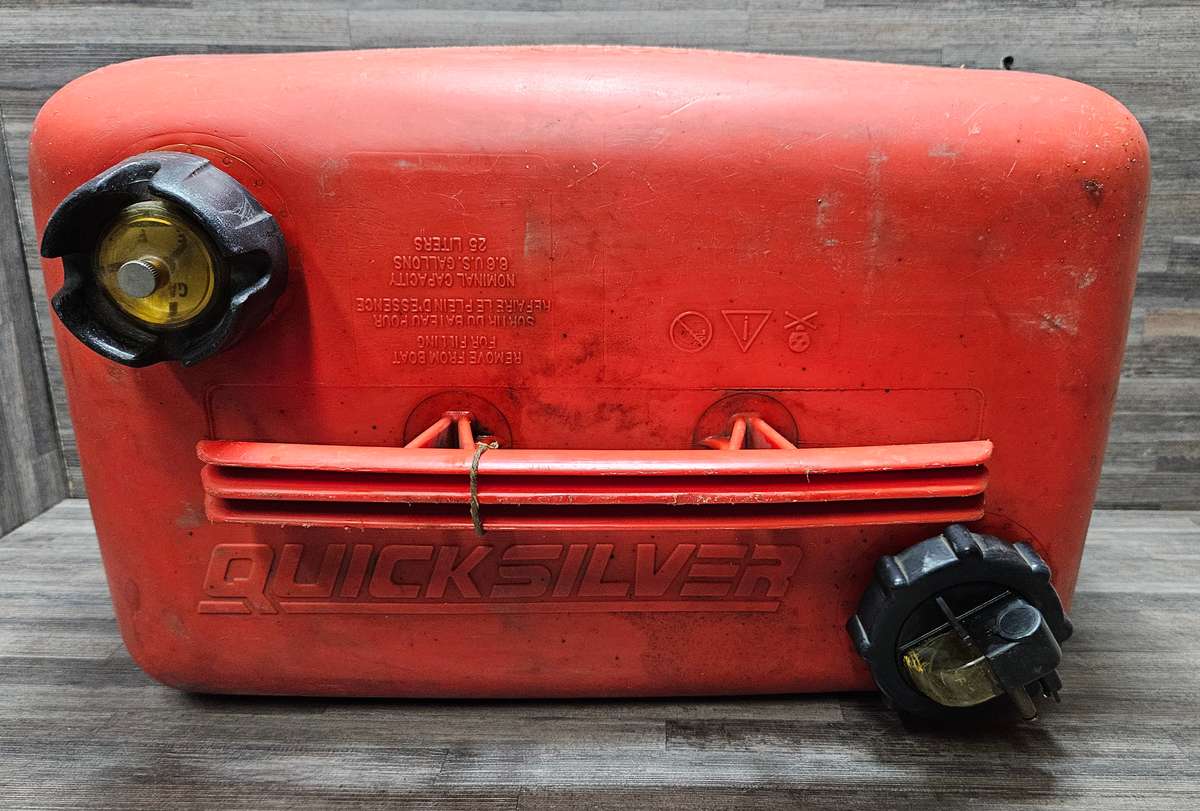 Quicksilver 25L Litre Mercury/Mariner Outboard Quick Release Petrol Fuel Tank