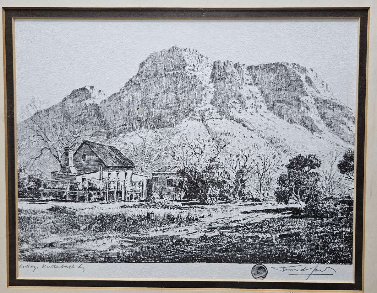 Signed Tinus de Jongh