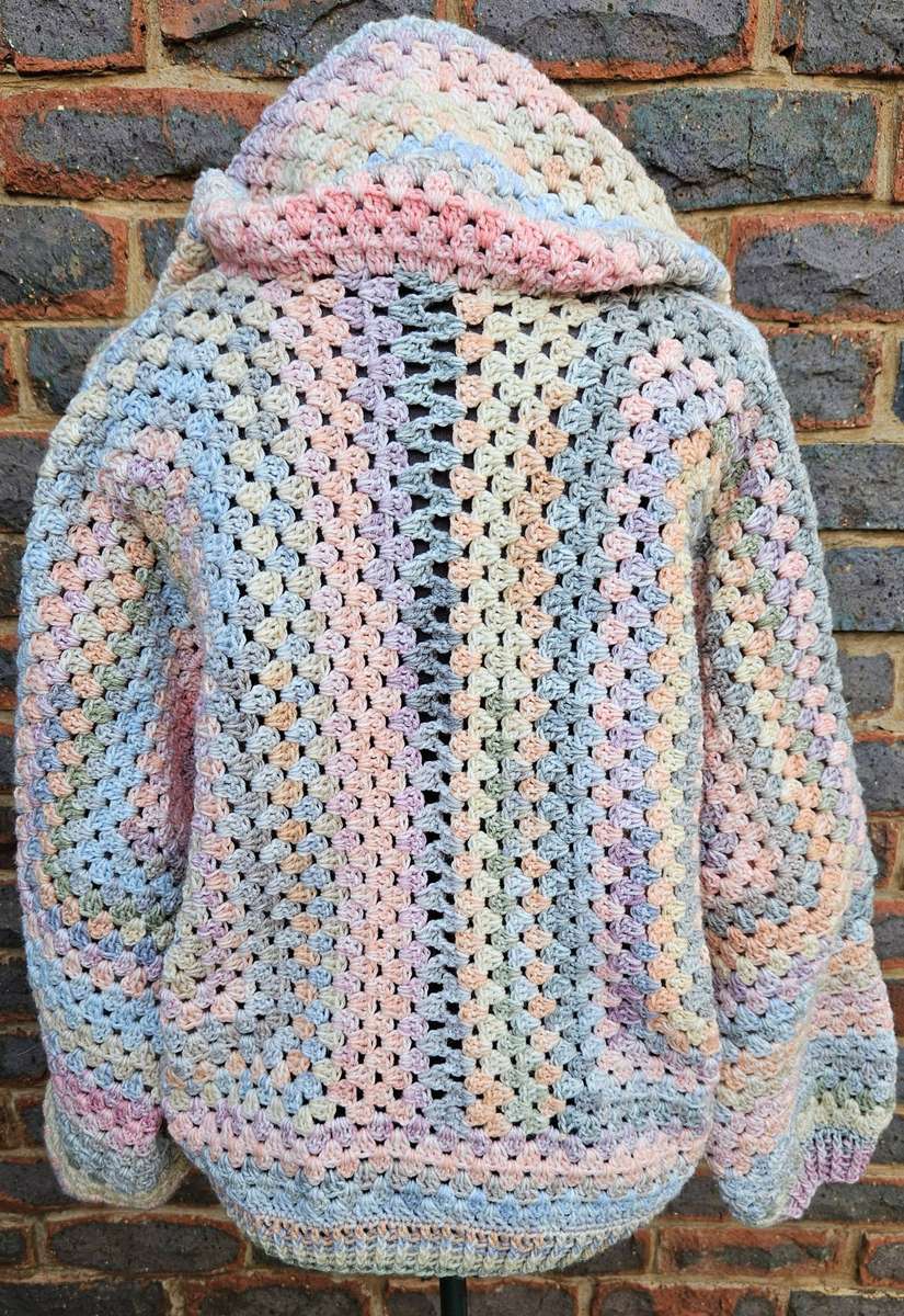 New handmade crochet super warm hoodie