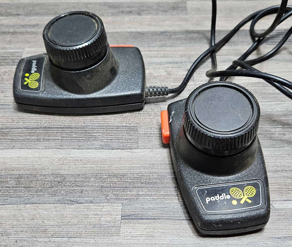 Vintage Atari controllers