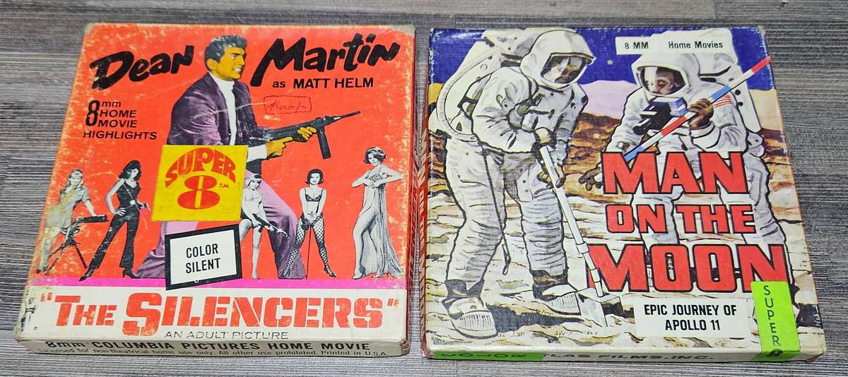 2X vintage reel to reel movies