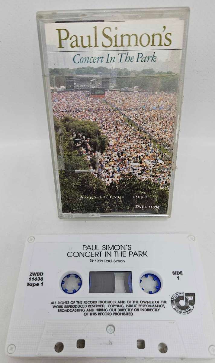 ~~~R1 START~~~Cassette: Paul Simon's Concert in the Park