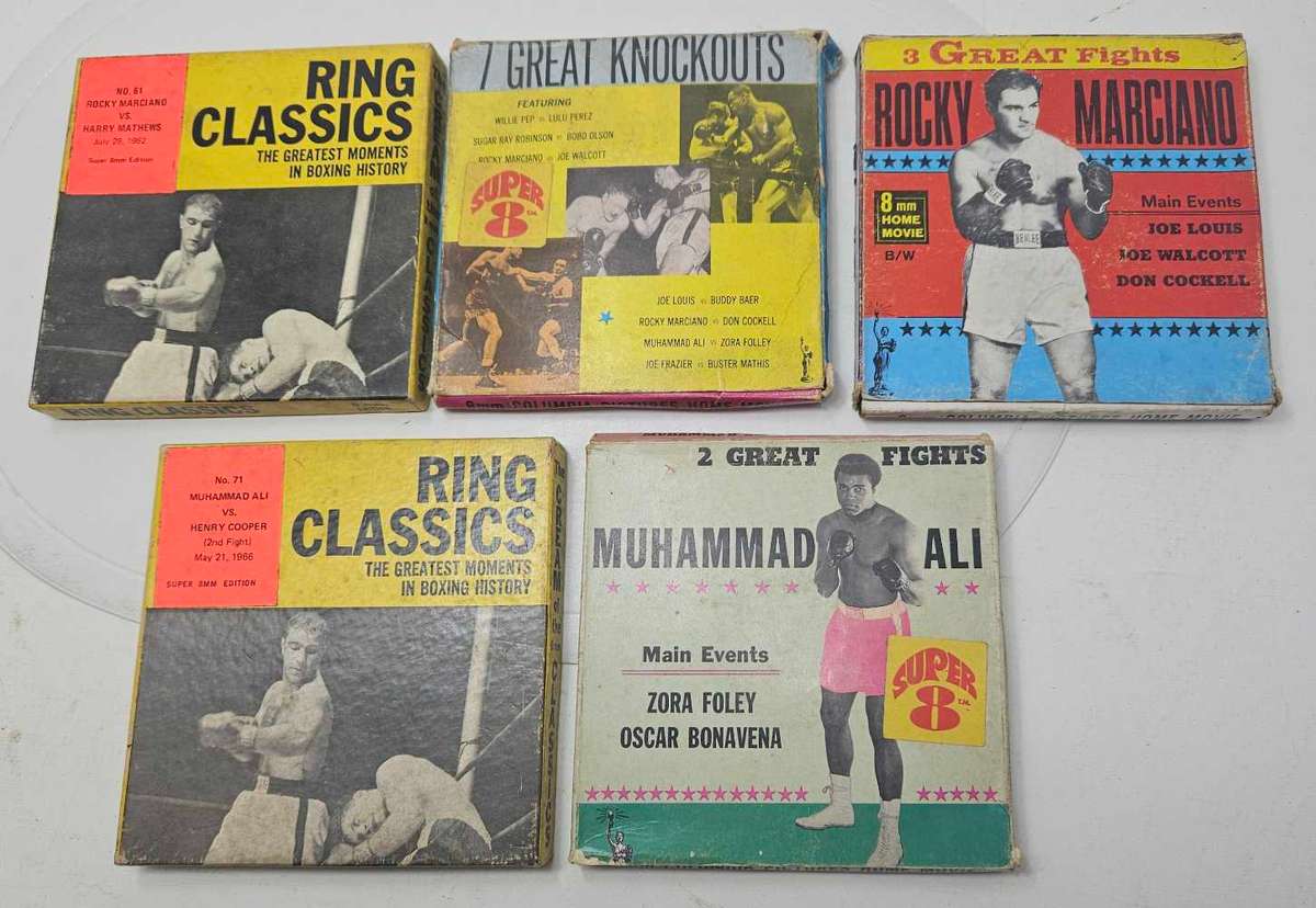 Collectible 8mm Boxing Films - Excellent condition