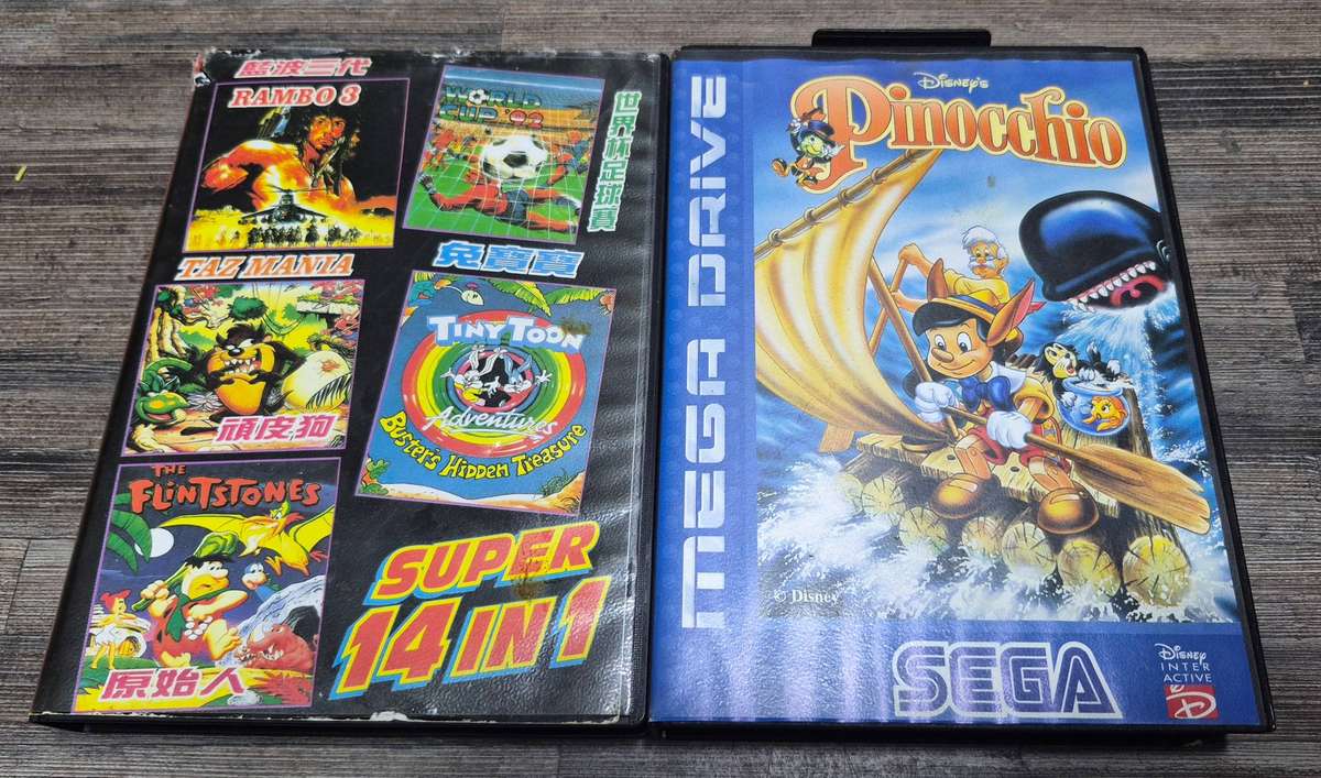 SEGA console (untested, no wires or accessories) and games lot