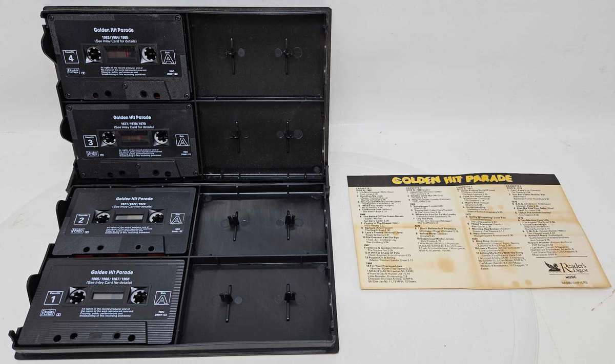 ~~~R1 START~~~Cassette: 1965-1985 Golden Hit Parade Box Set as Pictured