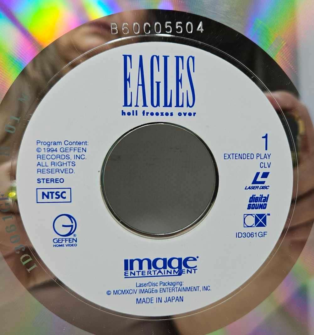 Eagles - Hell Freezes Over - Laser Disc
