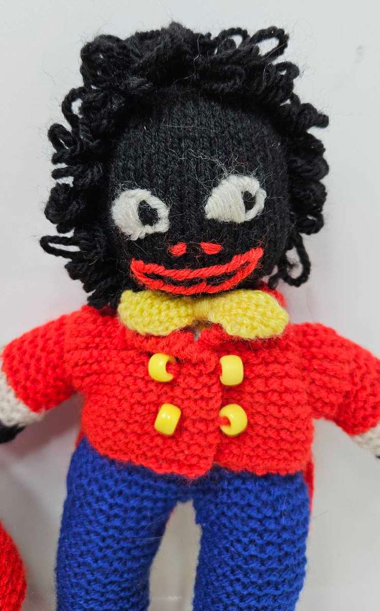 2X vintage knitted dolls