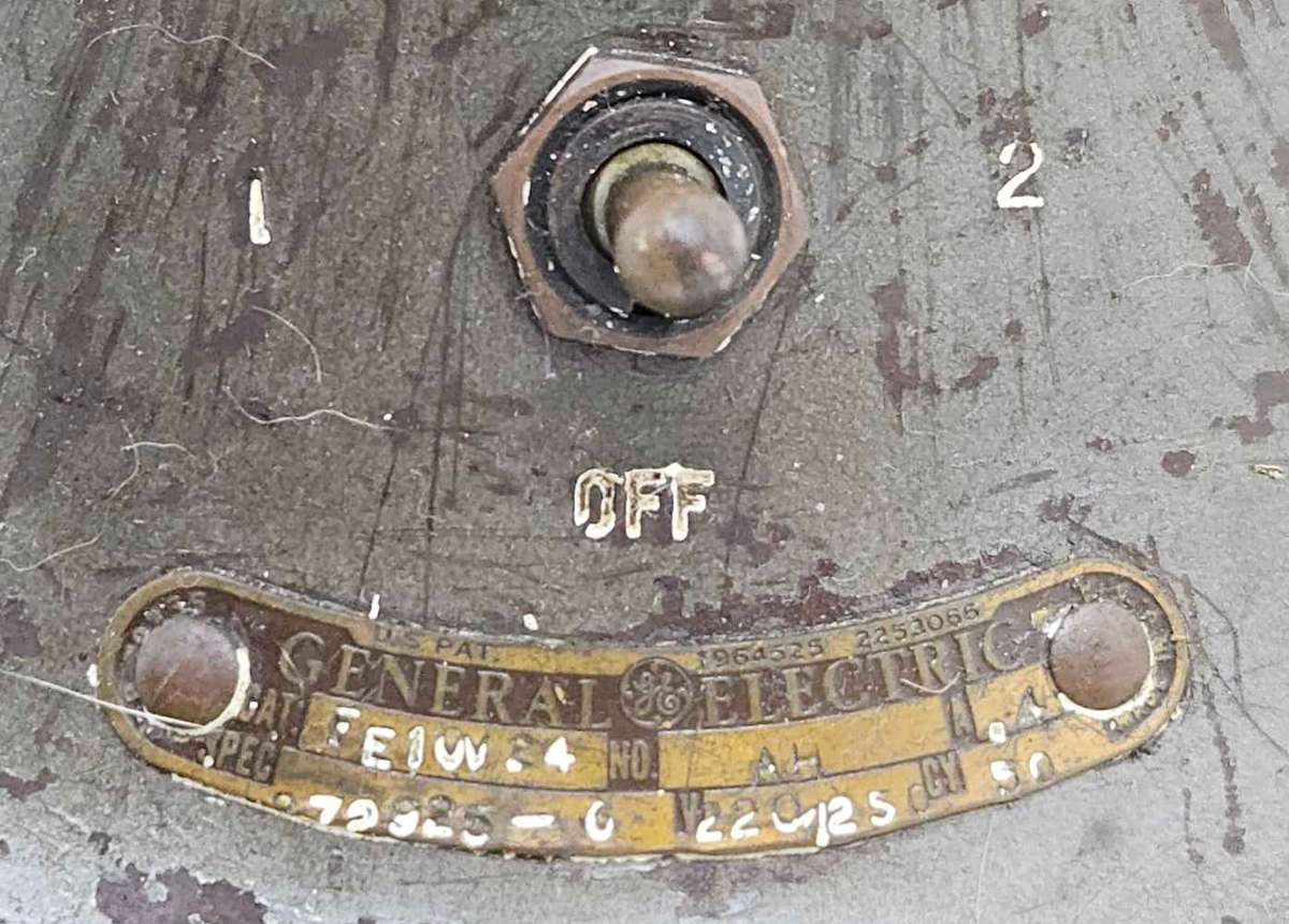 Vintage HEAVY, WORKING!!! Steampunk General Electric Fan