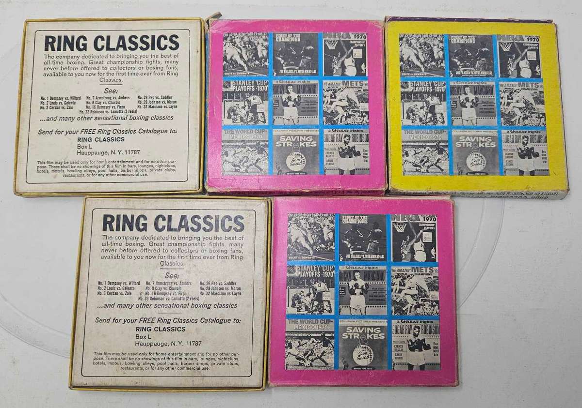 Collectible 8mm Boxing Films - Excellent condition