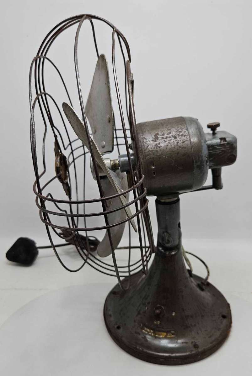 Vintage HEAVY, WORKING!!! Steampunk General Electric Fan