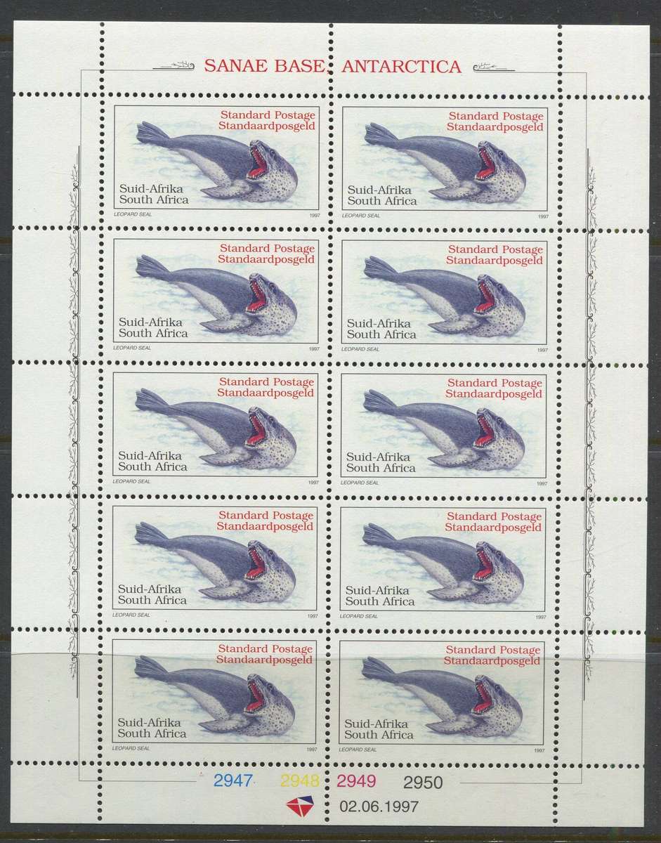 RSA - Set of 3 Sheets of 10 - 1997 - MNH