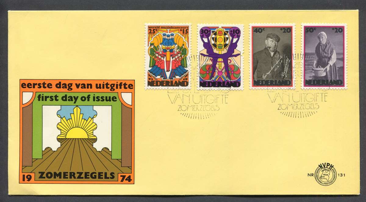 Netherlands - FDC - No 131 - 1974 - Unaddressed