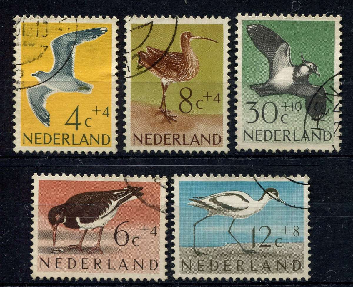 Netherlands - Birds - 1961 - Used