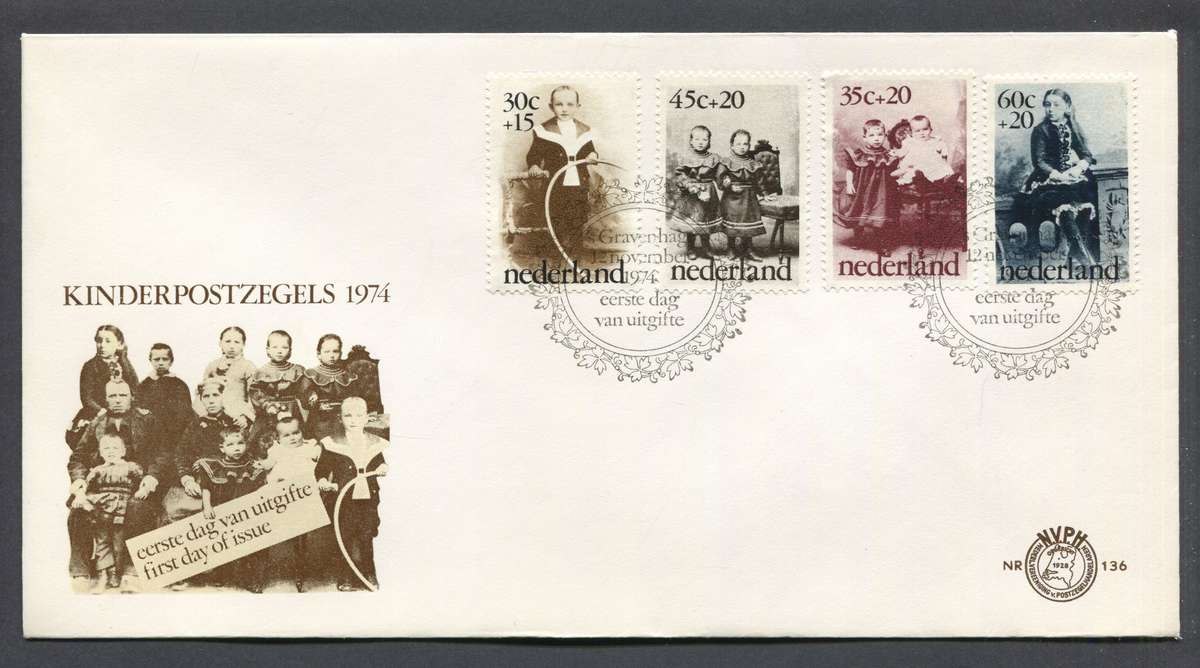 Netherlands - FDC - No 136 - 1974 - Unaddressed